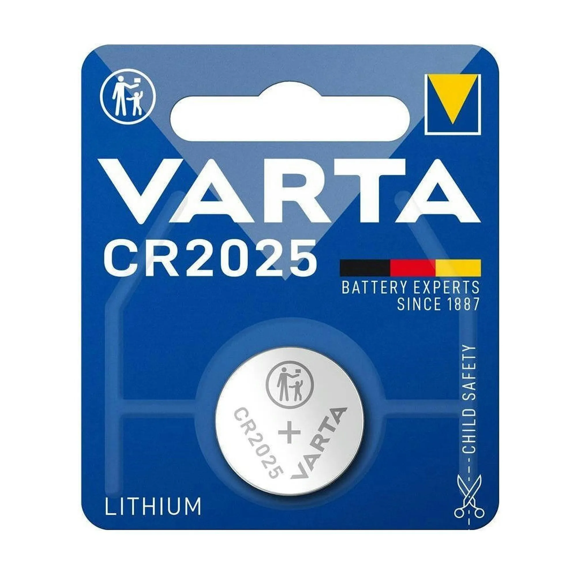 Купить Батарейка VARTA CR2025 Lithium 1 шт (06025101401) - фото 1