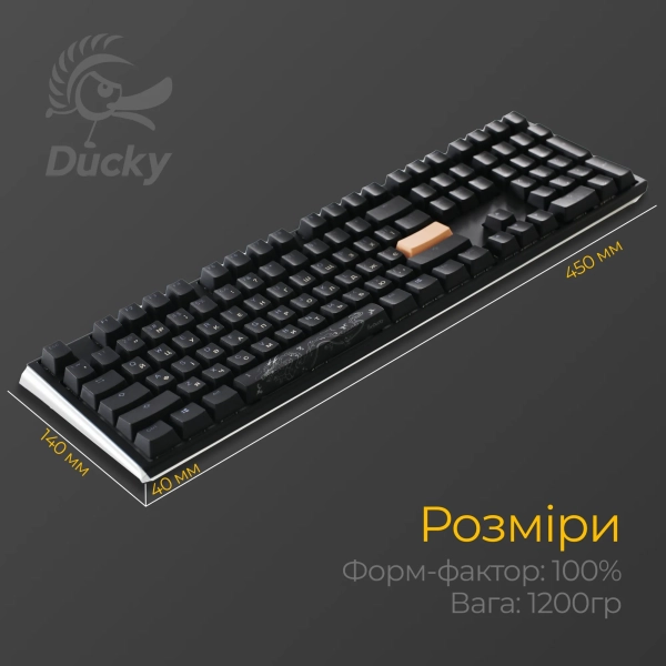 Купити Клавіатура Ducky One 3 RGB Cherry MX Silent Red - фото 11