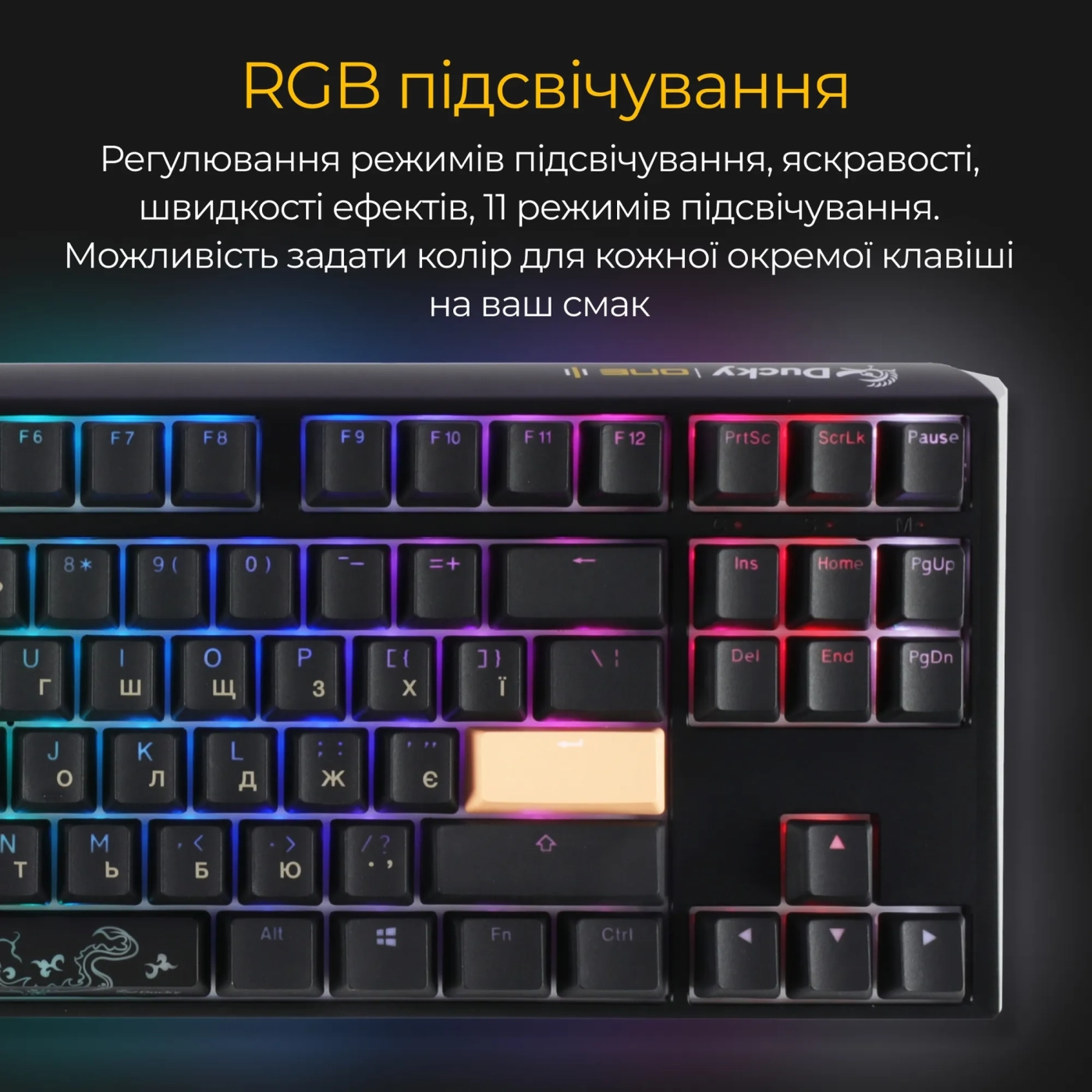 Купить Клавиатура Ducky One 3 RGB TKL Cherry MX Silent Red (DKON2187ST-SUAPXCLAWSC1) - фото 15
