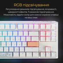 Купить Клавиатура Ducky One 3 RGB TKL White Cherry MX Blue (DKON2187ST-CUAPXPWWWSC1) - фото 15