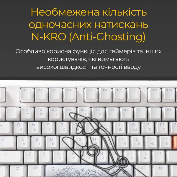 Купить Клавиатура Ducky One 3 RGB TKL White Cherry MX Speed Silver (DKON2187ST-PUAPXPWWWSC1) - фото 14