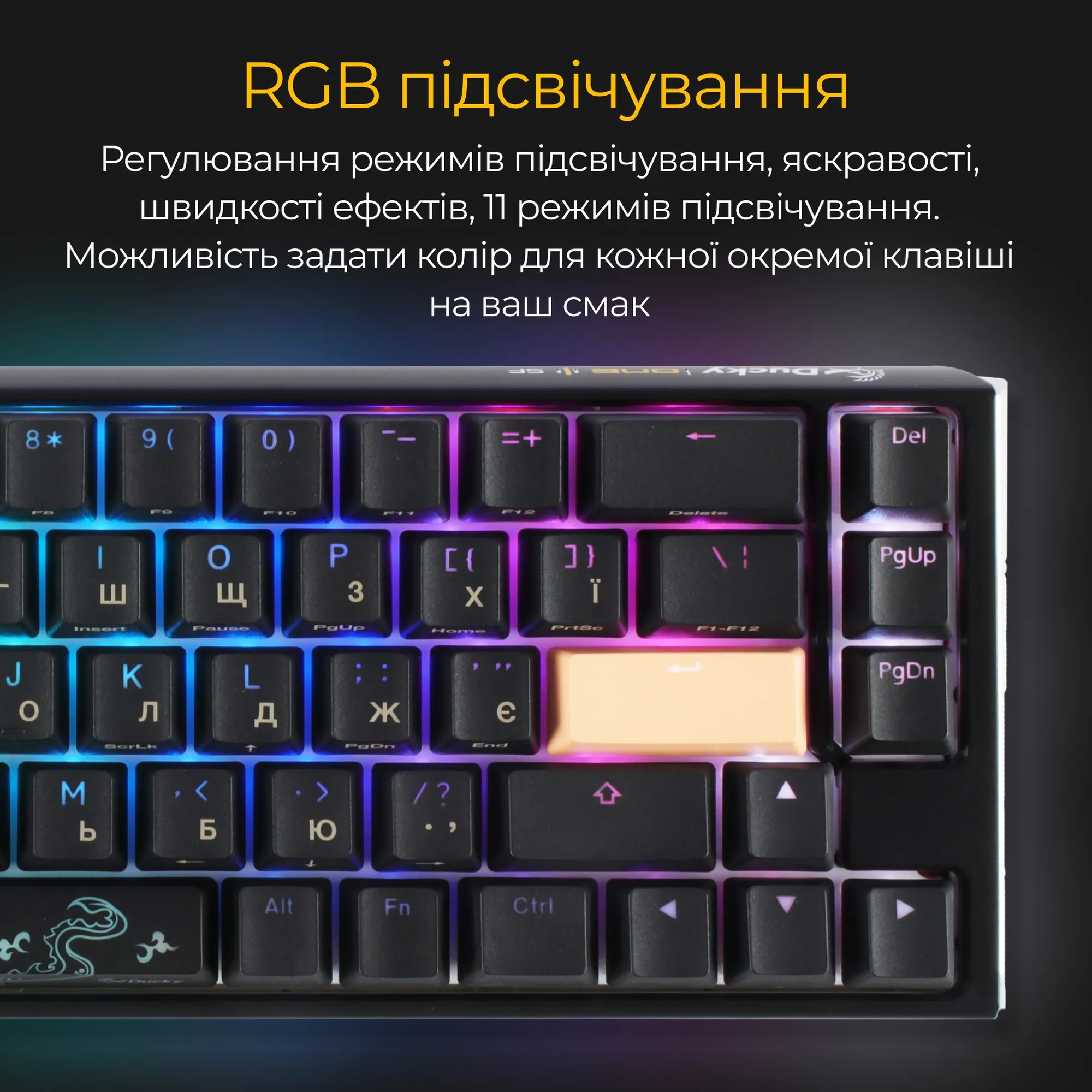 Купити Клавіатура Ducky One 3 SF Cherry MX Brown - фото 15