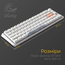 Купить Клавиатура Ducky One 3 SF White Cherry MX Red (DKON2167ST-RUAPXPWWWSC1) - фото 11