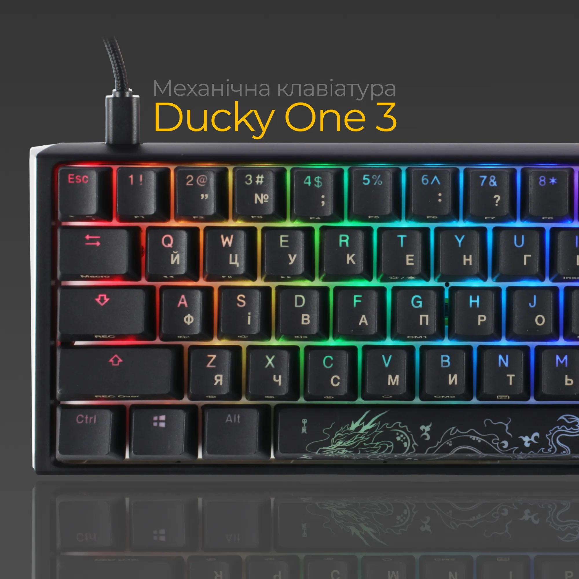 Купить Клавиатура Ducky One 3 Mini Cherry MX Brown (DKON2161ST-BUAPXCLAWSC1) - фото 3