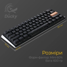 Купить Клавиатура Ducky One 3 Mini Cherry MX Brown (DKON2161ST-BUAPXCLAWSC1) - фото 11