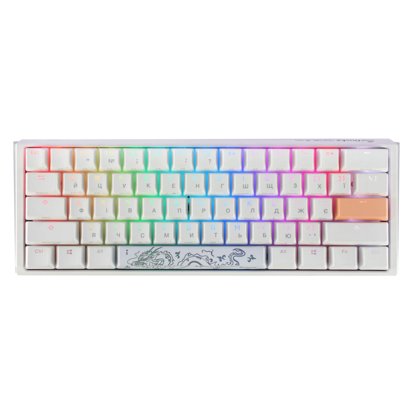 Купить Клавиатура Ducky One 3 Mini White Cherry MX Brown (DKON2161ST-BUAPXPWWWSC1) - фото 1