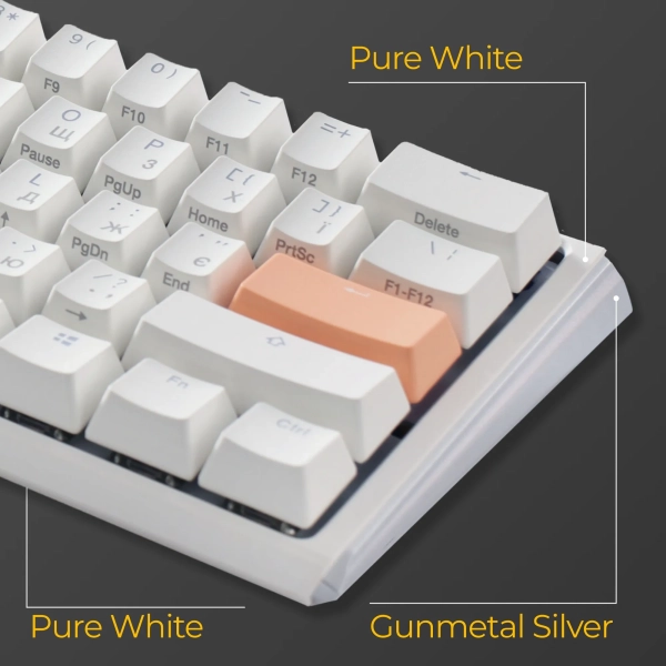 Купить Клавиатура Ducky One 3 Mini White Cherry MX Brown (DKON2161ST-BUAPXPWWWSC1) - фото 12