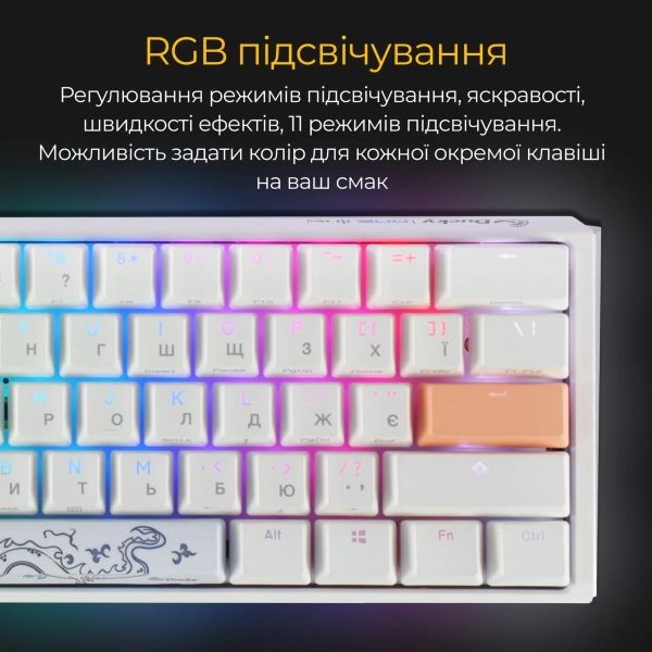 Купить Клавиатура Ducky One 3 Mini White Cherry MX Brown (DKON2161ST-BUAPXPWWWSC1) - фото 15