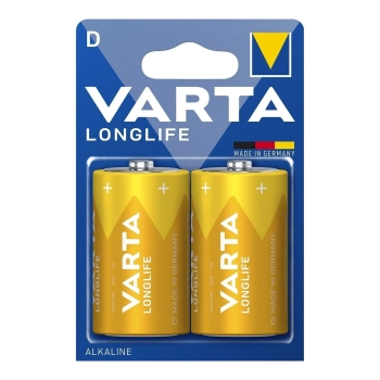 Купити Батарейка VARTA LONGLIFE Alkaline D (LR20) 2 шт (04120101412) - фото 1