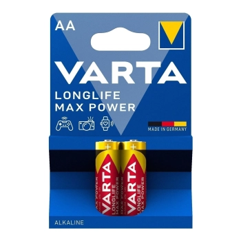 Купити Батарейка VARTA LONGLIFE MAX POWER Alkaline AA 2 шт (04706101412) - фото 1