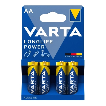 Купить Батарейка VARTA LONGLIFE POWER Alkaline AA 4 шт (04906121414) - фото 1