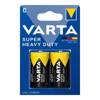 Купить Батарейка VARTA SUPERLIFE Zinc Carbon C (R14) 2 шт (02014101412) - фото 1