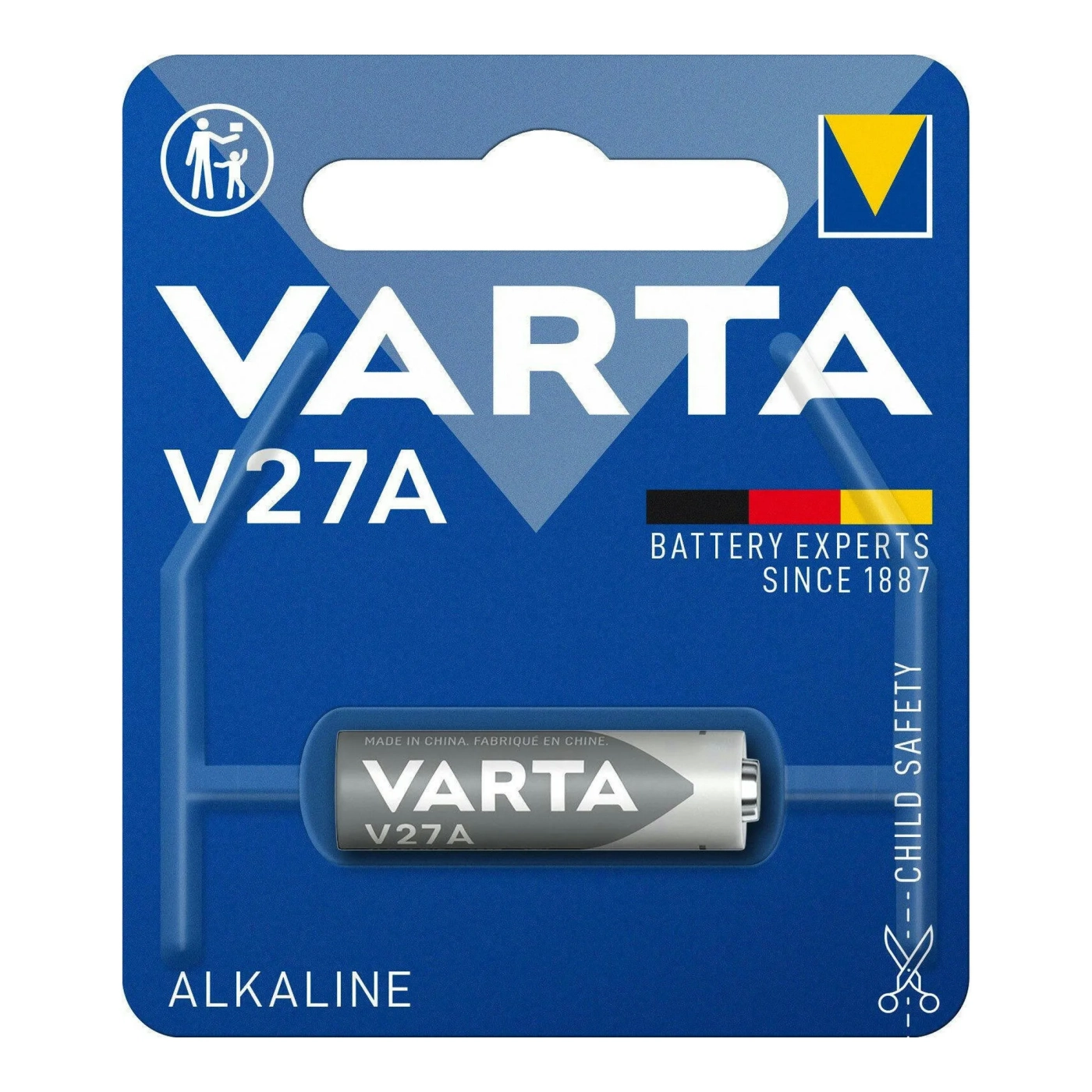 Купити Батарейка VARTA Alkaline V27 A (MN27, 27А, GP27A, L828) 1 шт (04227101401) - фото 1