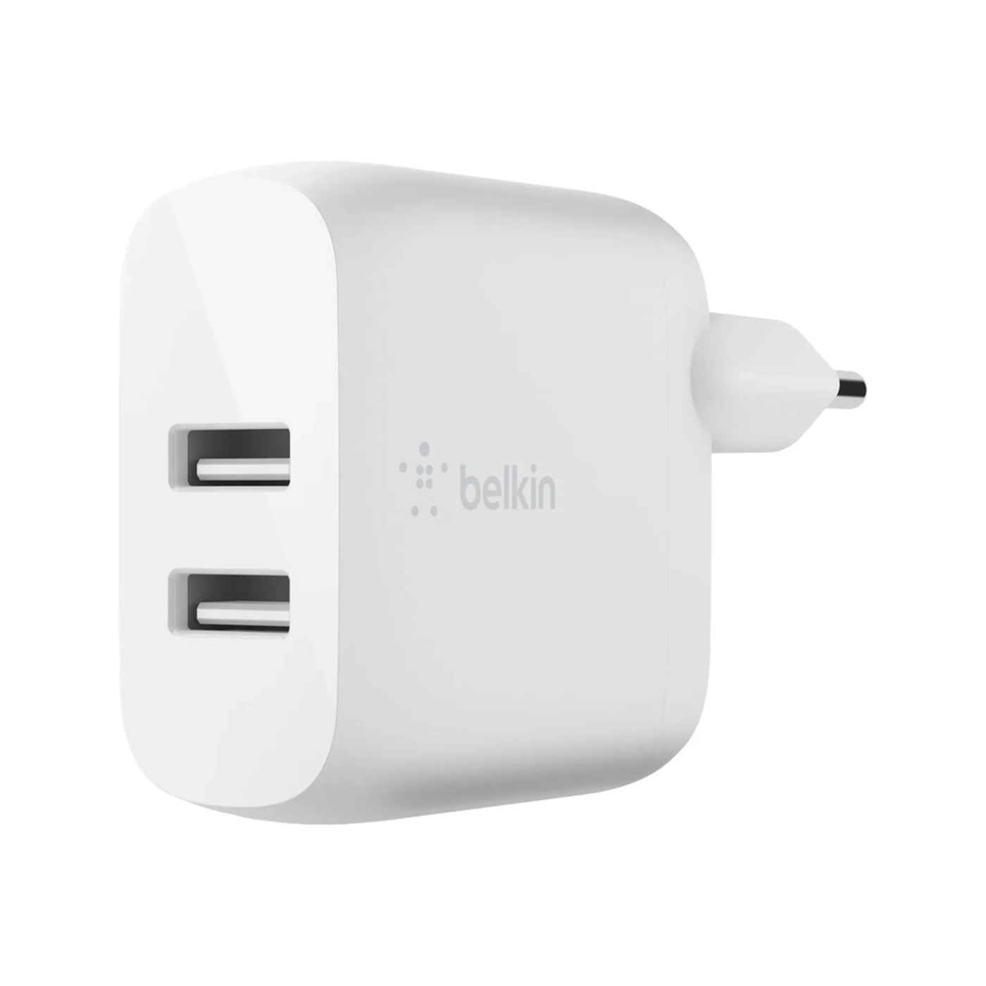 Купити Зарядний пристрій Belkin BoostCharge Dual USB-A 24W + USB-A to Lightning Cable (WCD001VF1MWH) - фото 2