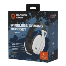 Купить Наушники Canyon GH-13 Ego Wireless Gaming 7.1 White (CND-SGHS13W) - фото 7
