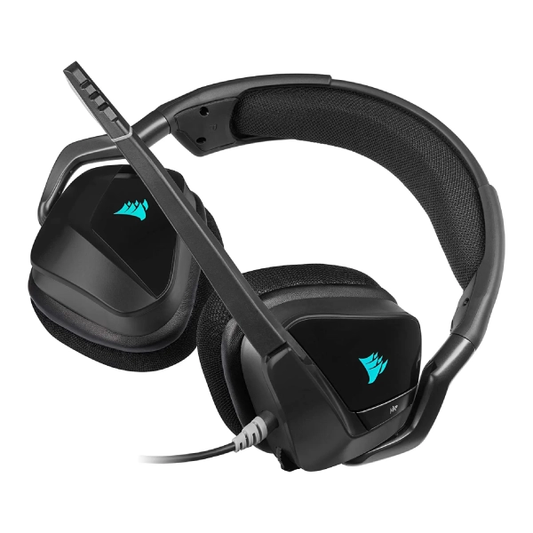 Купить Наушники Corsair Void RGB Elite USB Premium with 7.1 Surround Sound Carbon (CA-9011203-EU) - фото 5