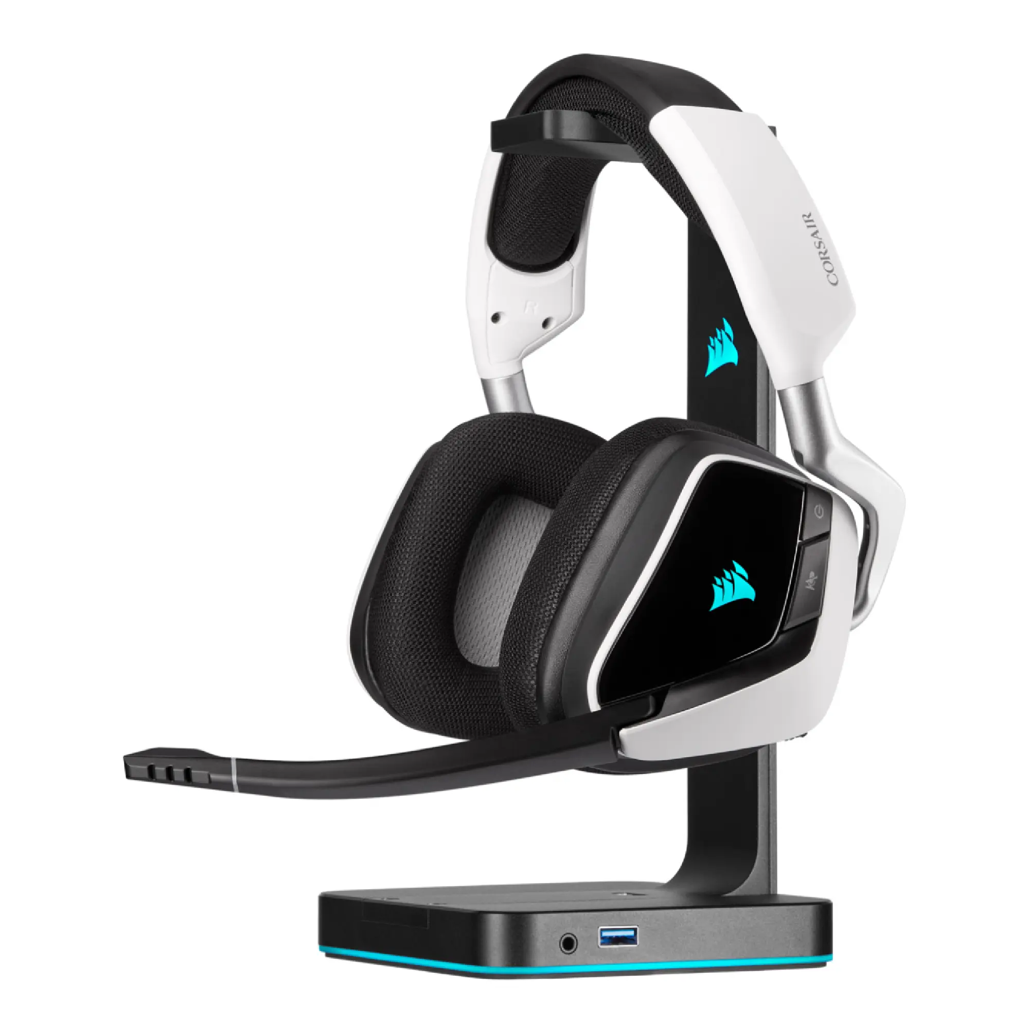 Купити Навушники Corsair Void RGB Elite Wireless White (CA-9011202-EU) - фото 7