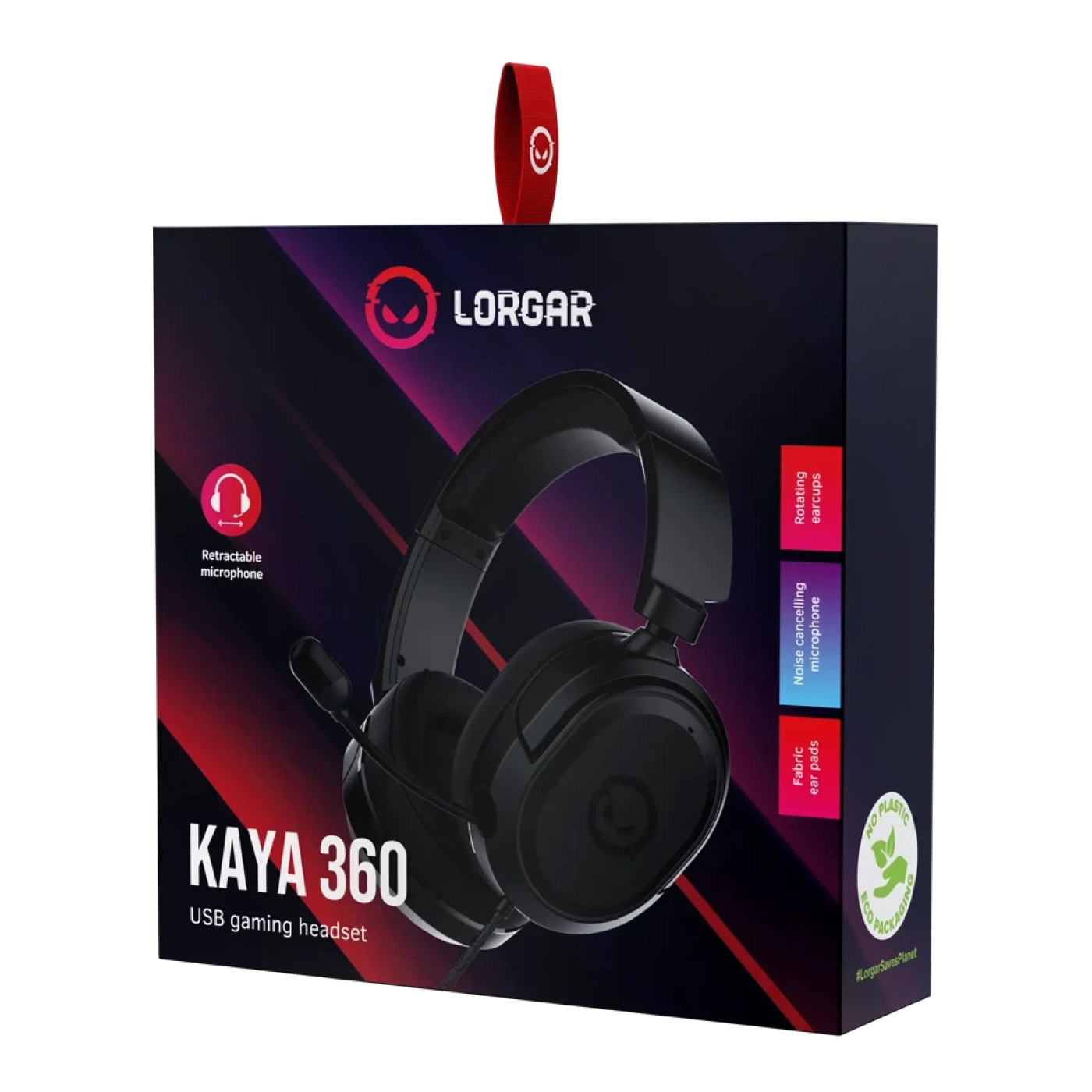 Купити Навушники Lorgar Kaya 360 USB Black (LRG-GHS360) - фото 6