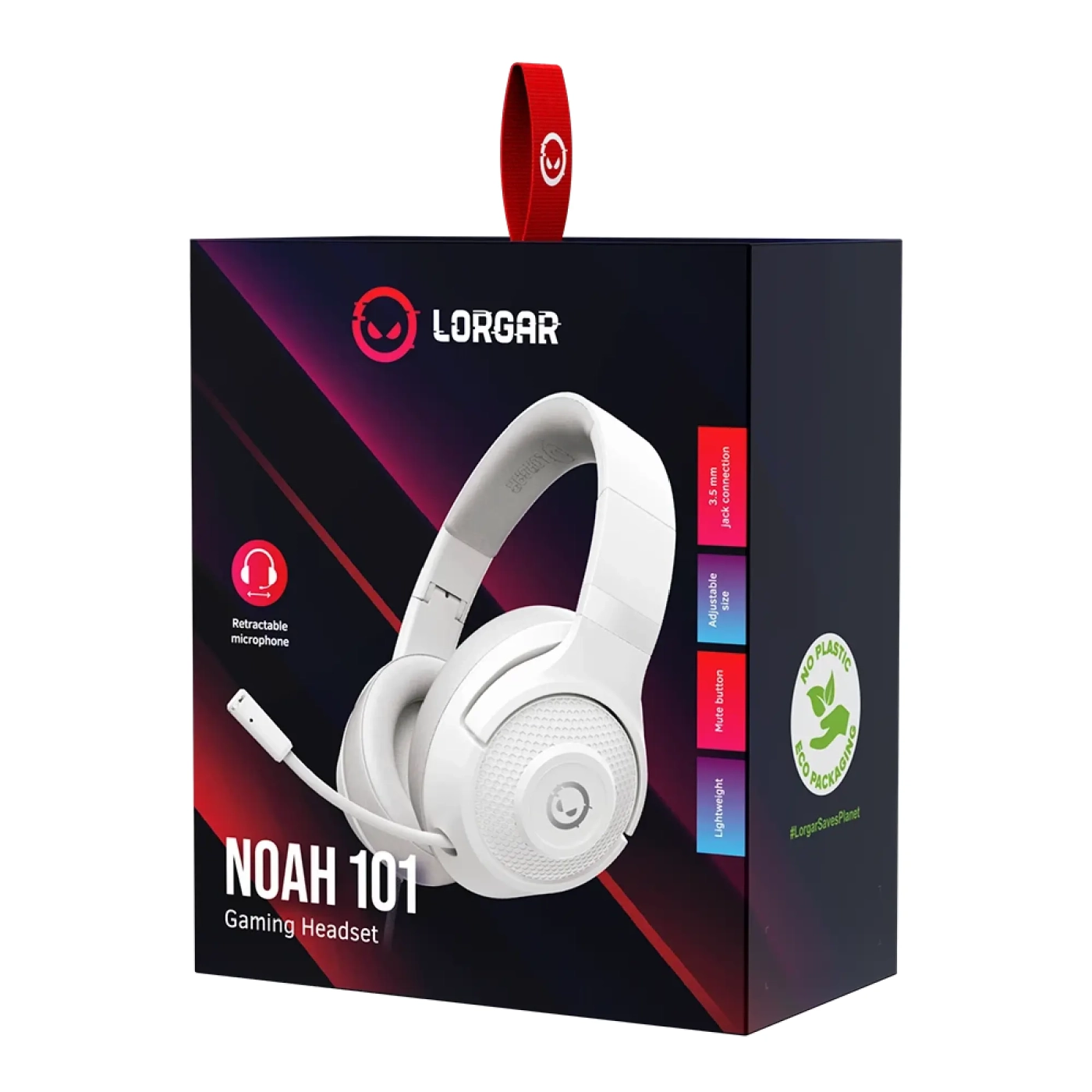 Купить Наушники Lorgar Noah 101 Gaming 3.5 мм White (LRG-GHS101W) - фото 7