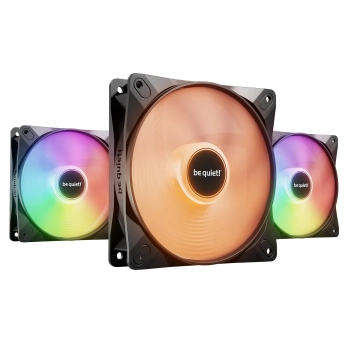 Купить Комплект вентиляторов be quiet! LIGHT WINGS LX 120mm PWM high-speed 3-Pack Black (BL124) - фото 1