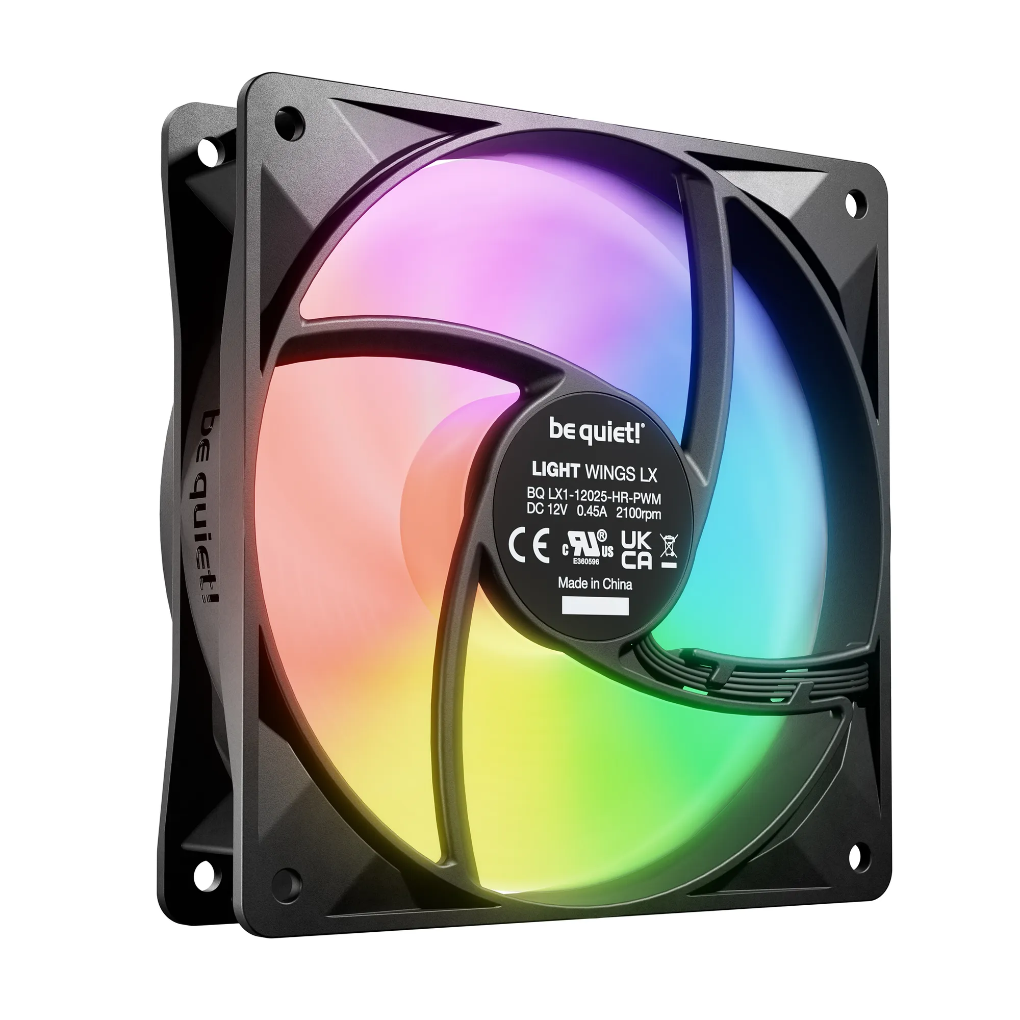 Купить Комплект вентиляторов be quiet! LIGHT WINGS LX 120mm PWM high-speed 3-Pack Black (BL124) - фото 4