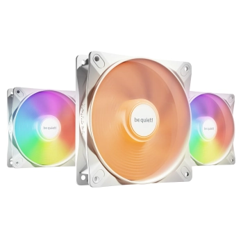 Купить Комплект вентиляторов be quiet! LIGHT WINGS LX 120mm PWM high-speed 3-Pack White (BL125) - фото 1