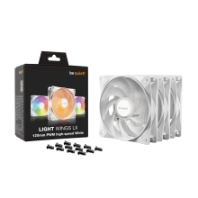 Купить Комплект вентиляторов be quiet! LIGHT WINGS LX 120mm PWM high-speed 3-Pack White (BL125) - фото 5