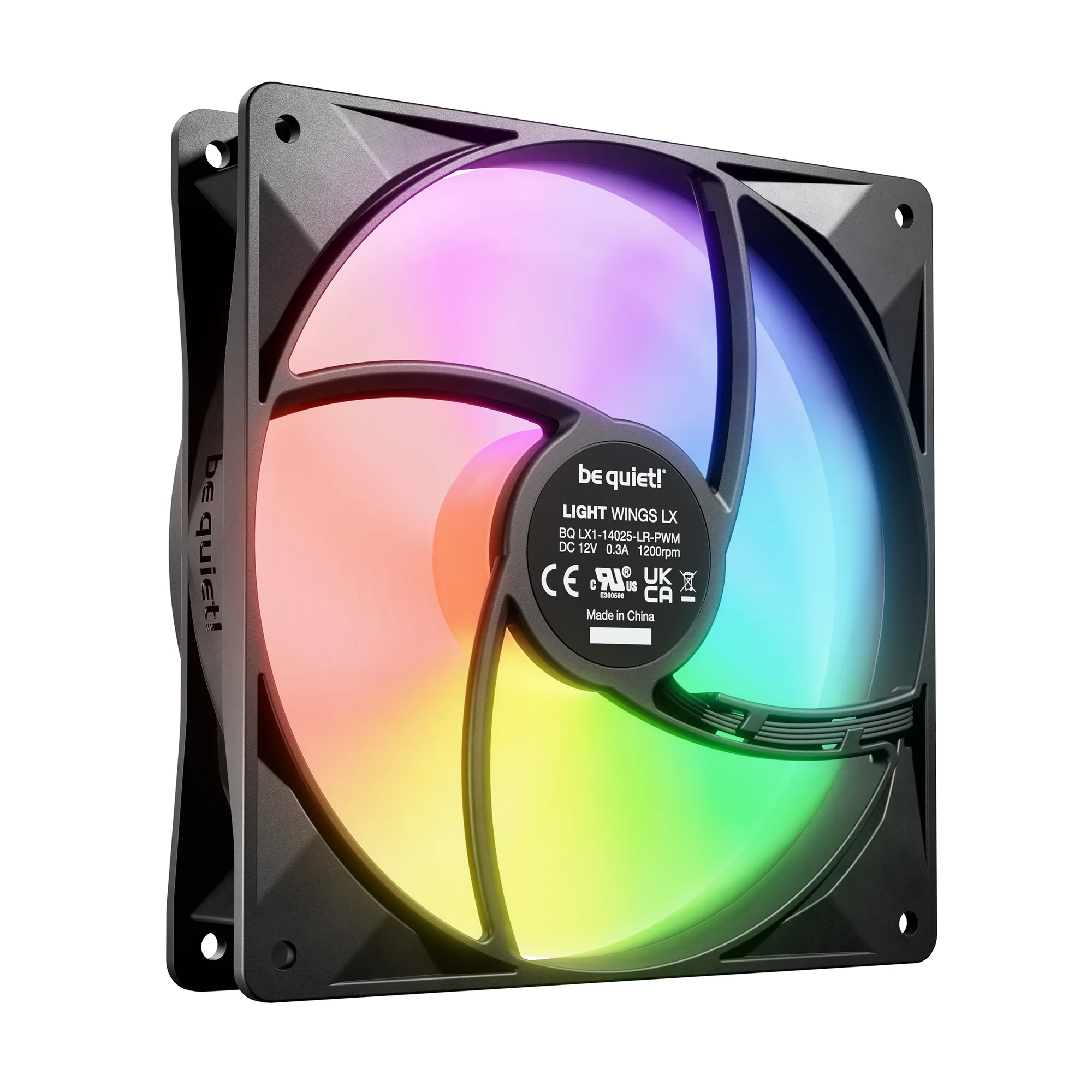 Купить Комплект вентиляторов be quiet! LIGHT WINGS LX 140mm PWM 3-Pack Black (BL127) - фото 4