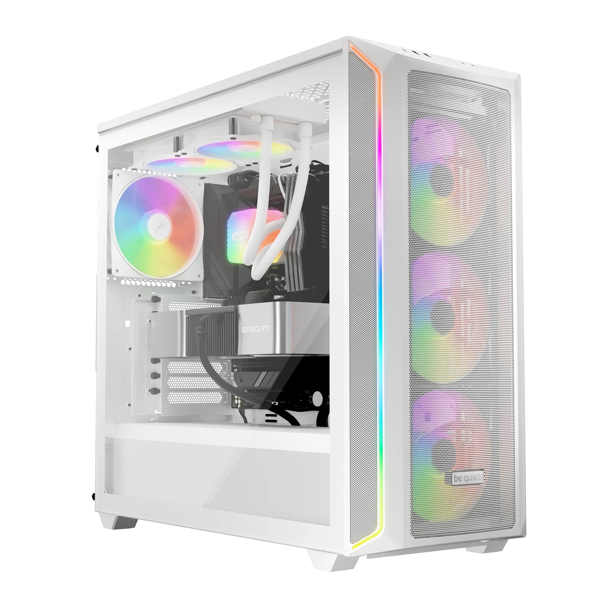 Купить Комплект вентиляторов be quiet! LIGHT WINGS LX 140mm PWM high-speed 3-Pack White (BL131) - фото 2
