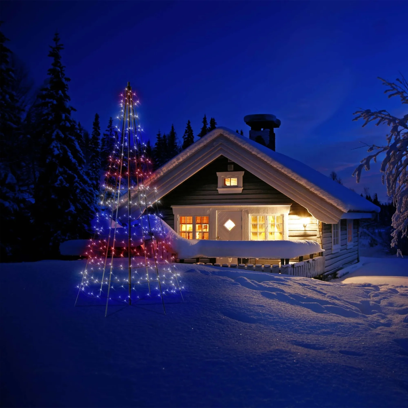 Купить Умная LED гирлянда Twinkly Light Tree 3D 3m (TWP500SPP-BEU) - фото 2