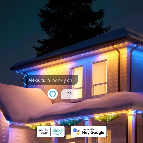 Купити Розумна LED гірлянда Twinkly Permanent Lights (TWPL072STP-TEU) - фото 6