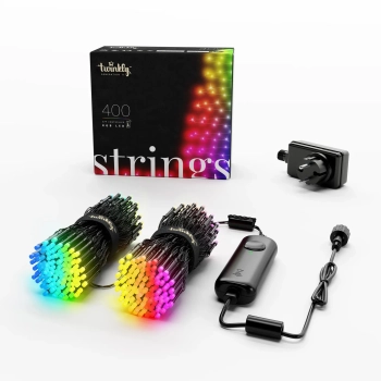 Купить Умная LED гирлянда Twinkly Strings RGB 400LED 32m Black (TWS400STP-BEU) - фото 1