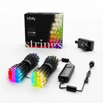 Купить Умная LED гирлянда Twinkly Strings RGBW 250LED 20m Black (TWS250SPP-BEU) - фото 1