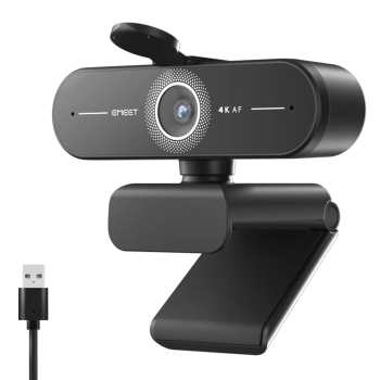 Купить Веб-камера Emeet C60E 4K Black (eMeet-E3124) - фото 1