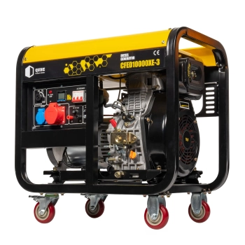 Купить Генератор дизельный Qube QFED10000XE-3 3-phase, 8.1kW 8.8kW, 220V/380V, 12.5L - фото 1