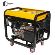 Купить Генератор дизельный Qube QFED10000XE-3 3-phase, 8.1kW 8.8kW, 220V/380V, 12.5L - фото 10