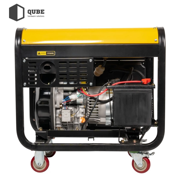 Купить Генератор дизельный Qube QFED10000XE-3 3-phase, 8.1kW 8.8kW, 220V/380V, 12.5L - фото 14