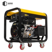 Купить Генератор дизельный Qube QFED10000XE-3 3-phase, 8.1kW 8.8kW, 220V/380V, 12.5L - фото 16