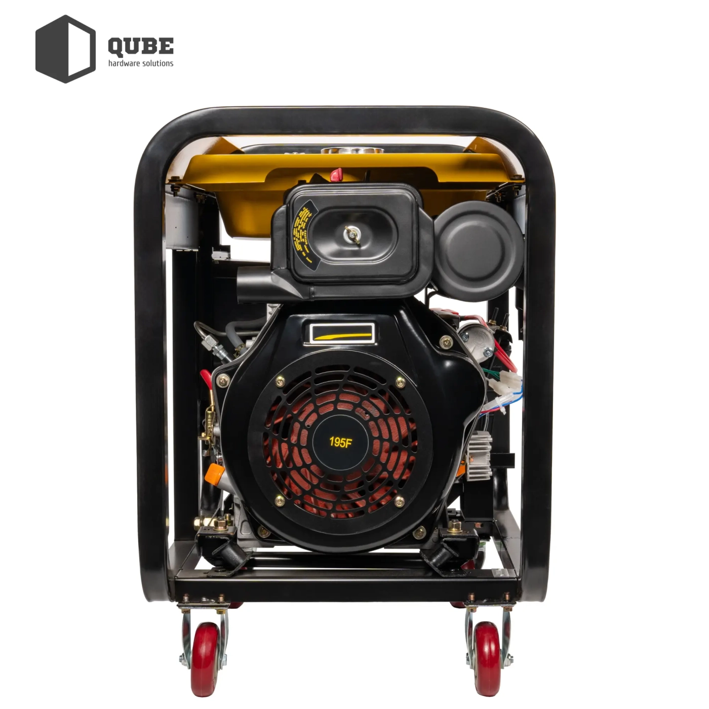 Купить Генератор дизельный Qube QFED10000XE-3 3-phase, 8.1kW 8.8kW, 220V/380V, 12.5L - фото 17