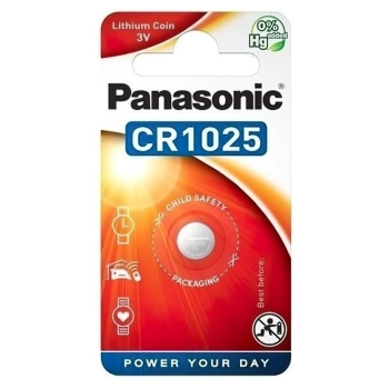 Купить Батарейка Panasonic LITHIUM CR1025 1 шт. (CR-1025EL/1B) - фото 1