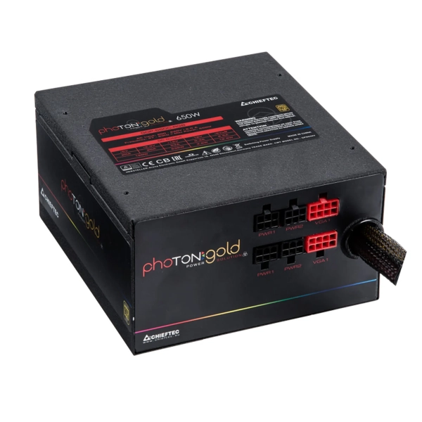 Купить Блок питания CHIEFTEC PHOTON Gold RGB 650W (GDP-650C-RGB) - фото 4
