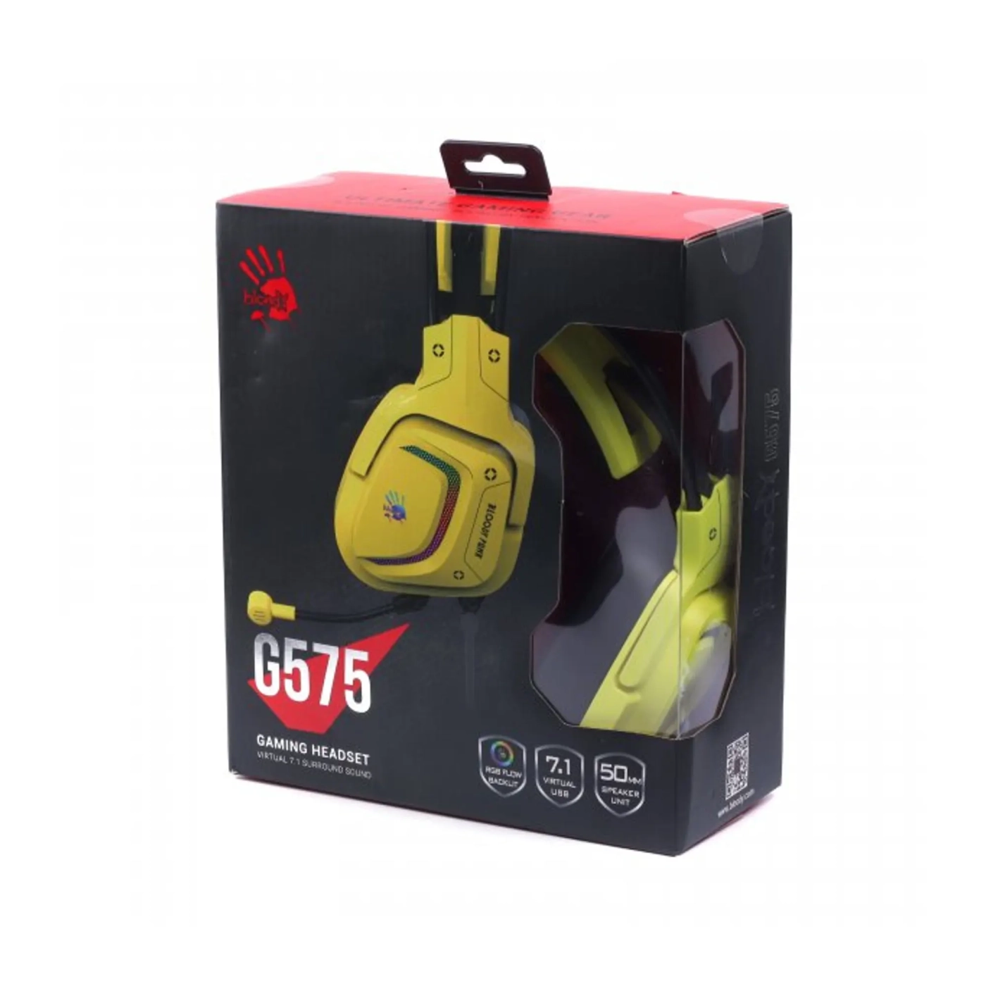 Купить Наушники A4Tech G575 Bloody (Punk Yellow) - фото 5