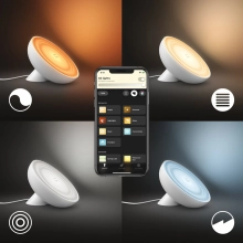 Купить Настольная лампа Philips Hue Bloom, Color, BT, DIM, белая (929002375901) - фото 4