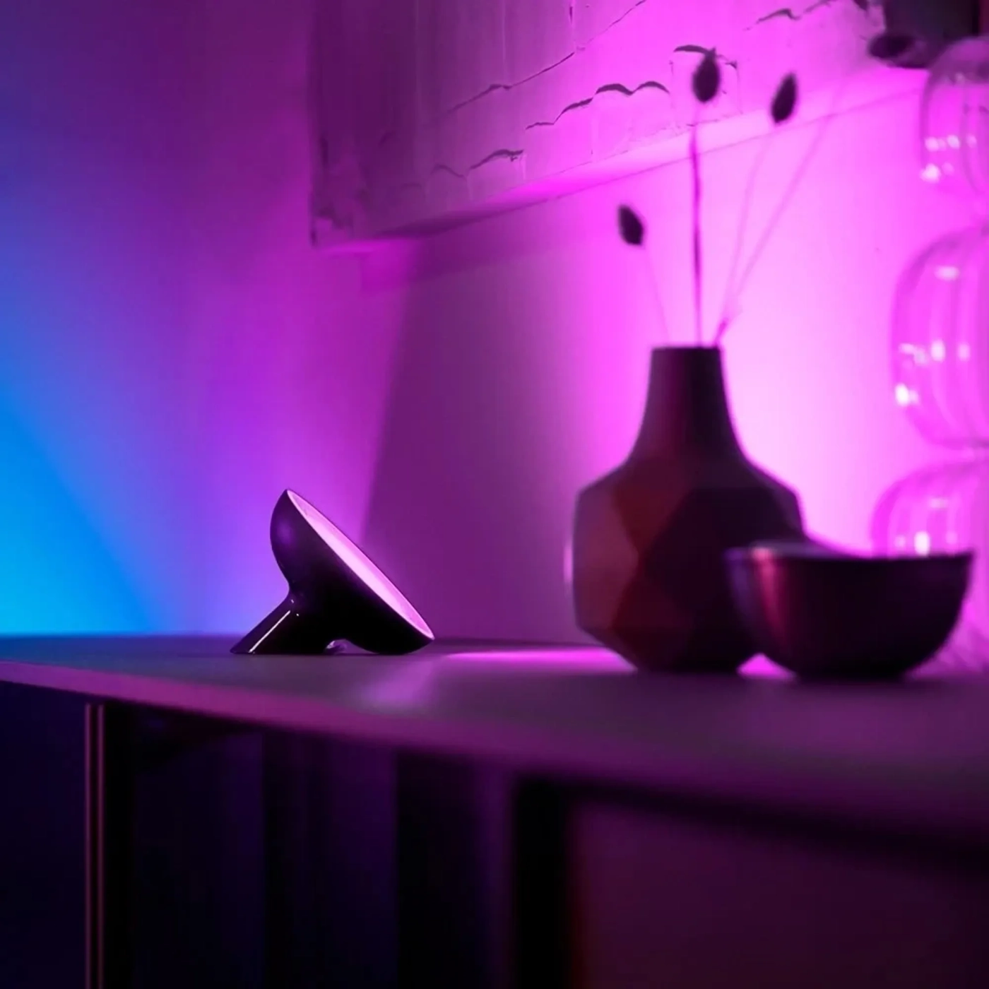 Купить Настольная лампа Philips Hue Bloom, Color, BT, DIM, черная (929002376001) - фото 4