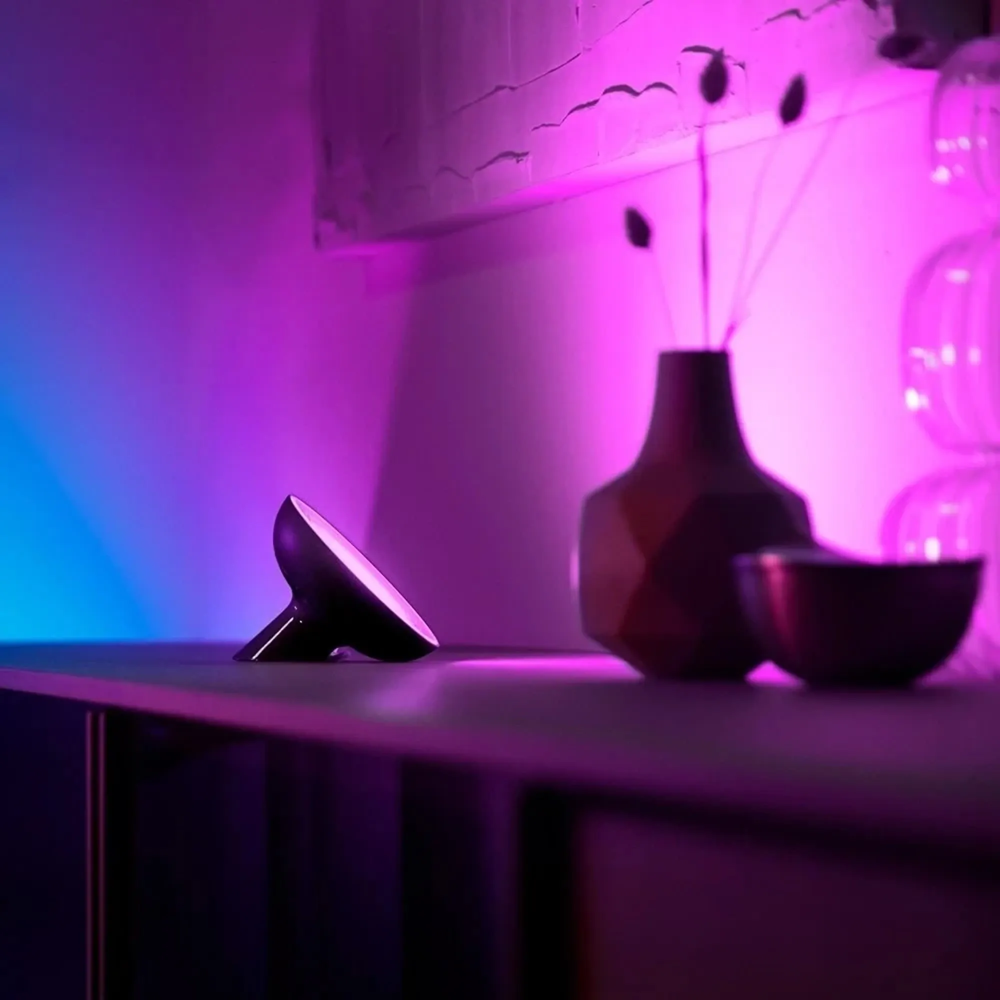 Купить Настольная лампа Philips Hue Bloom, Color, BT, DIM, черная (929002376001) - фото 4