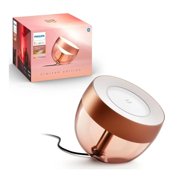 Купить Настольная лампа Philips Hue Iris, Color, BT, DIM, золотистая (929002376401) - фото 2