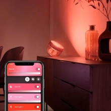 Купить Настольная лампа Philips Hue Iris, Color, BT, DIM, золотистая (929002376401) - фото 4