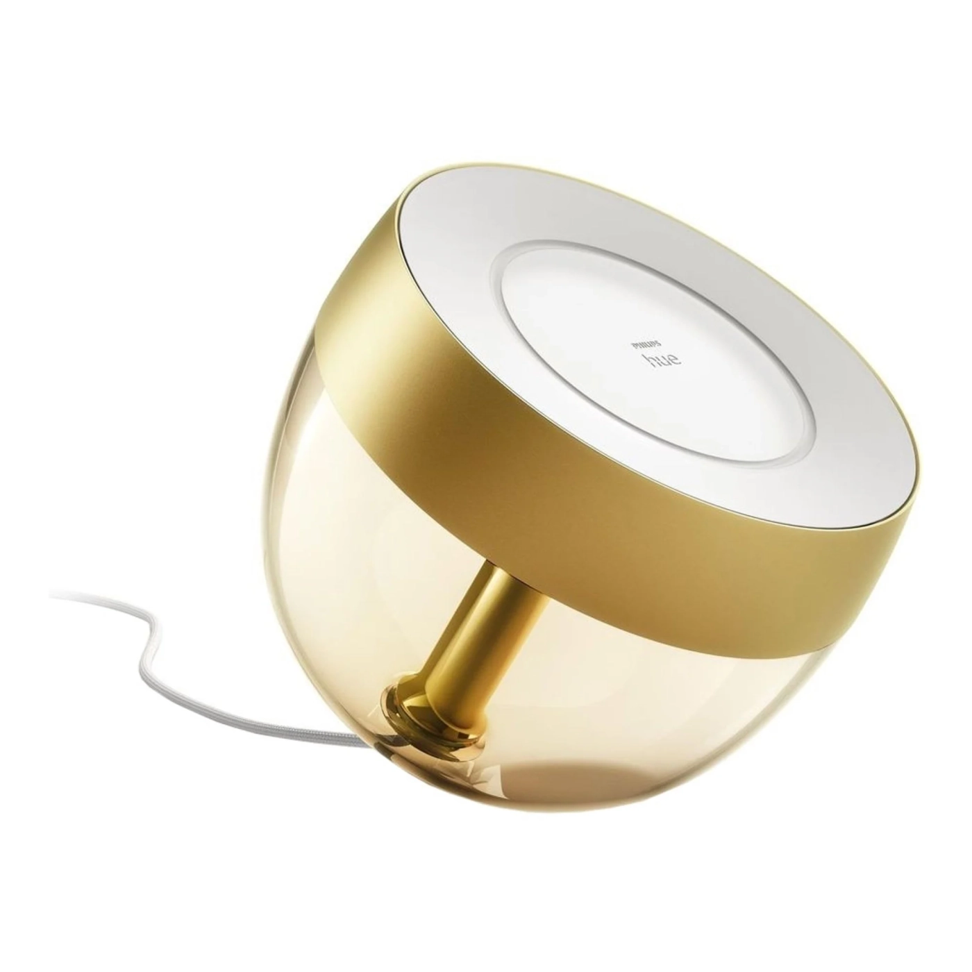 Купить Настольный светильник умный Philips Hue Iris, RGB, ZigBee, BT, дим, золотиста (929002376402) - фото 1