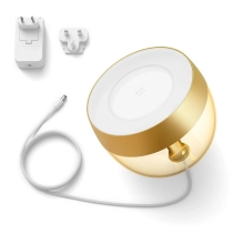 Купить Настольный светильник умный Philips Hue Iris, RGB, ZigBee, BT, дим, золотиста (929002376402) - фото 3