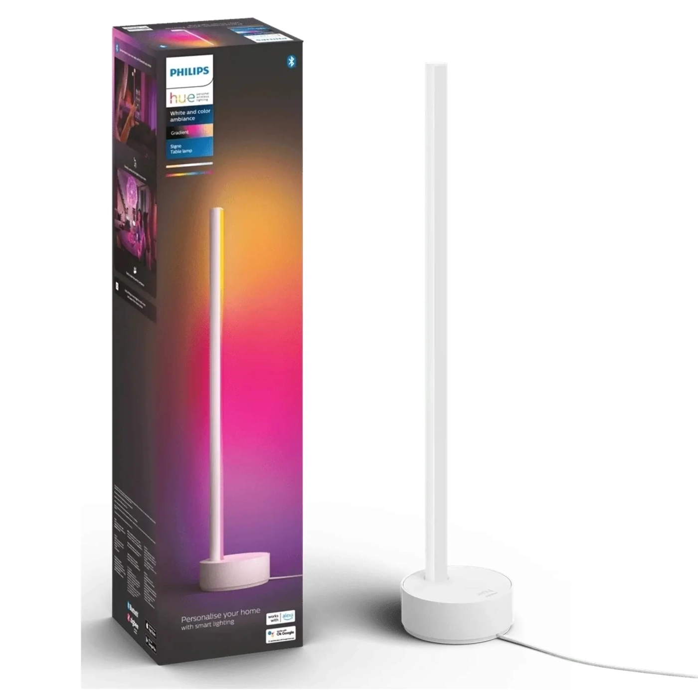 Купить Настольный светильник умный Philips Hue Signe, RGB, Gradient, ZigBee, дим (915005987001) - фото 2